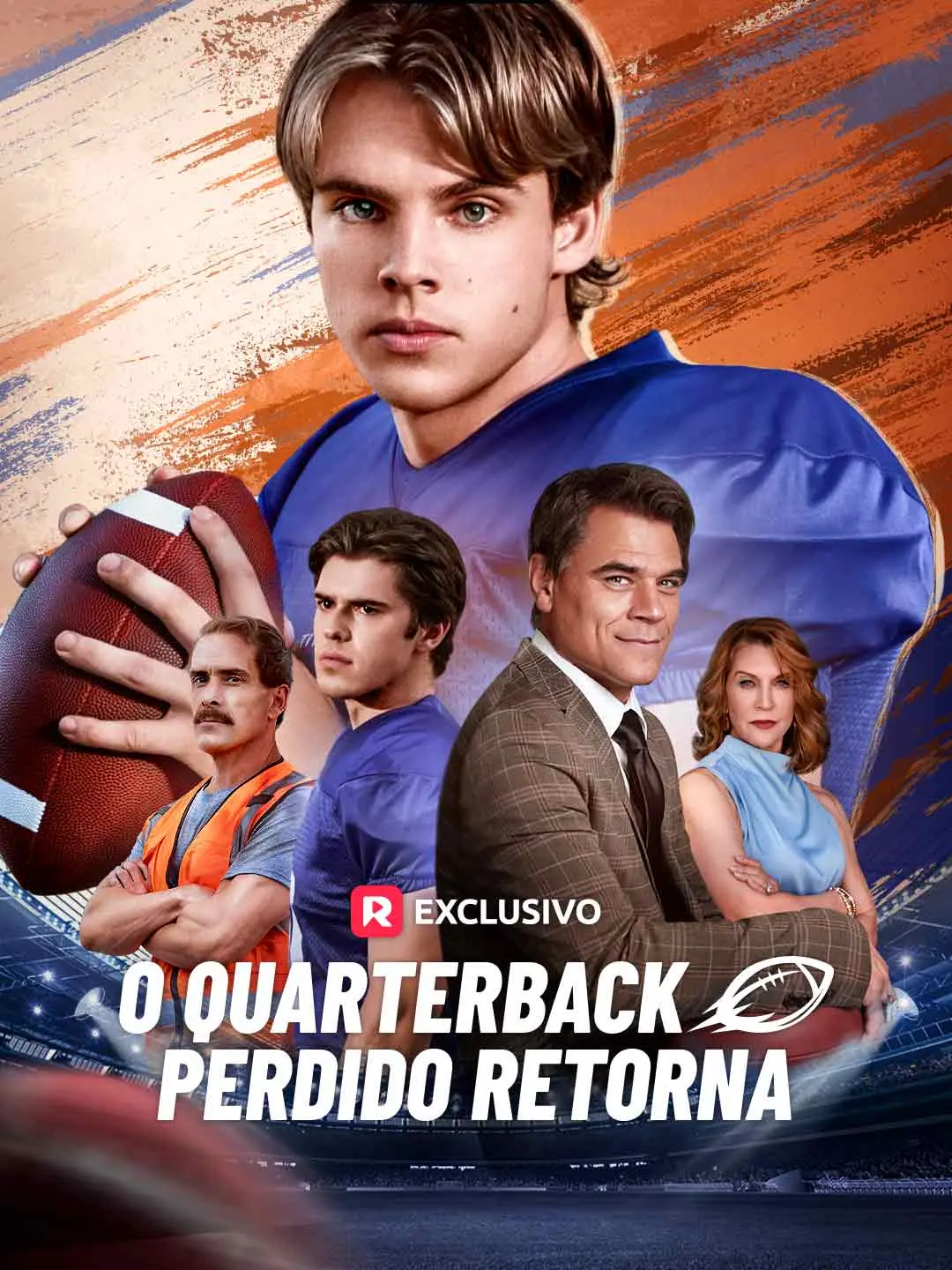 Capa da minissérie O Quarterback Perdido Retorna