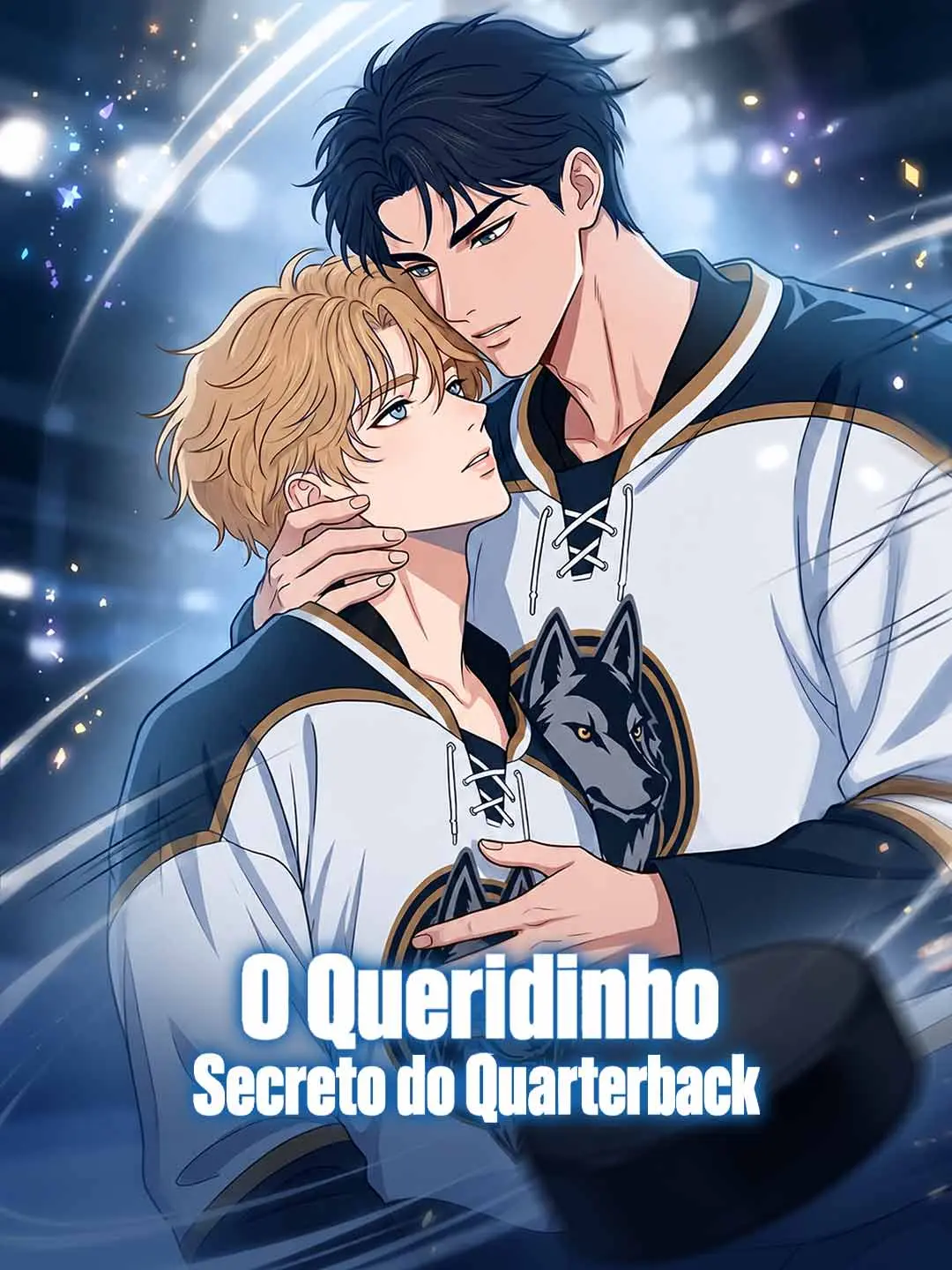 Capa da minissérie O Queridinho Secreto do Quarterback