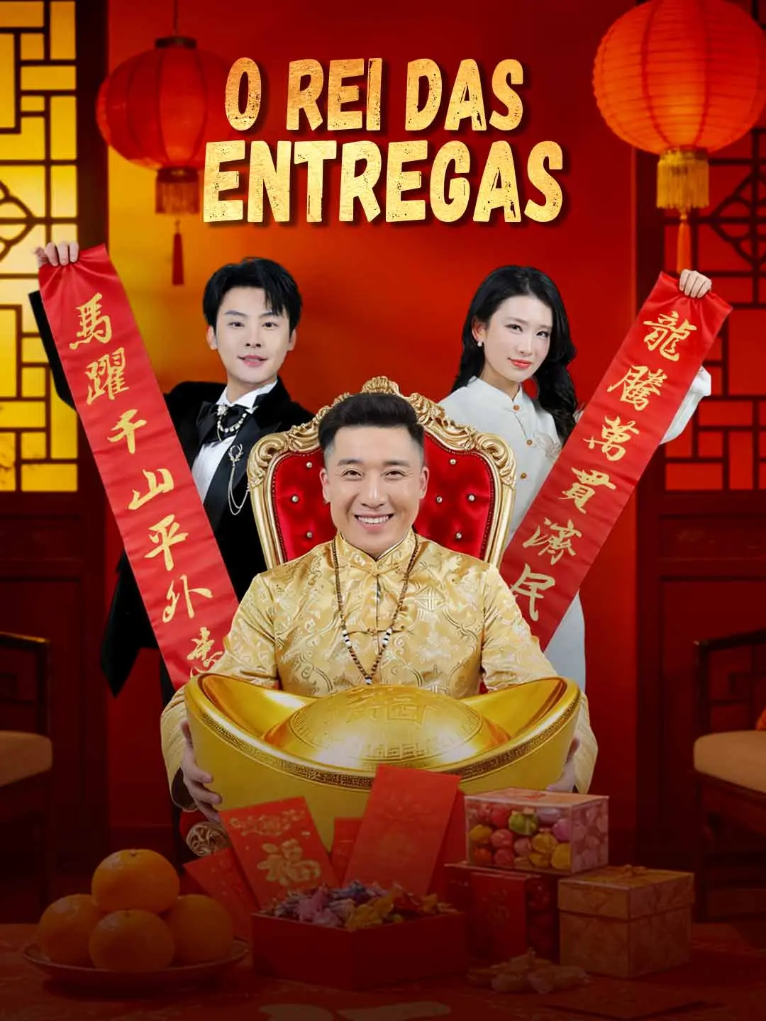 Capa da minissérie O rei das entregas