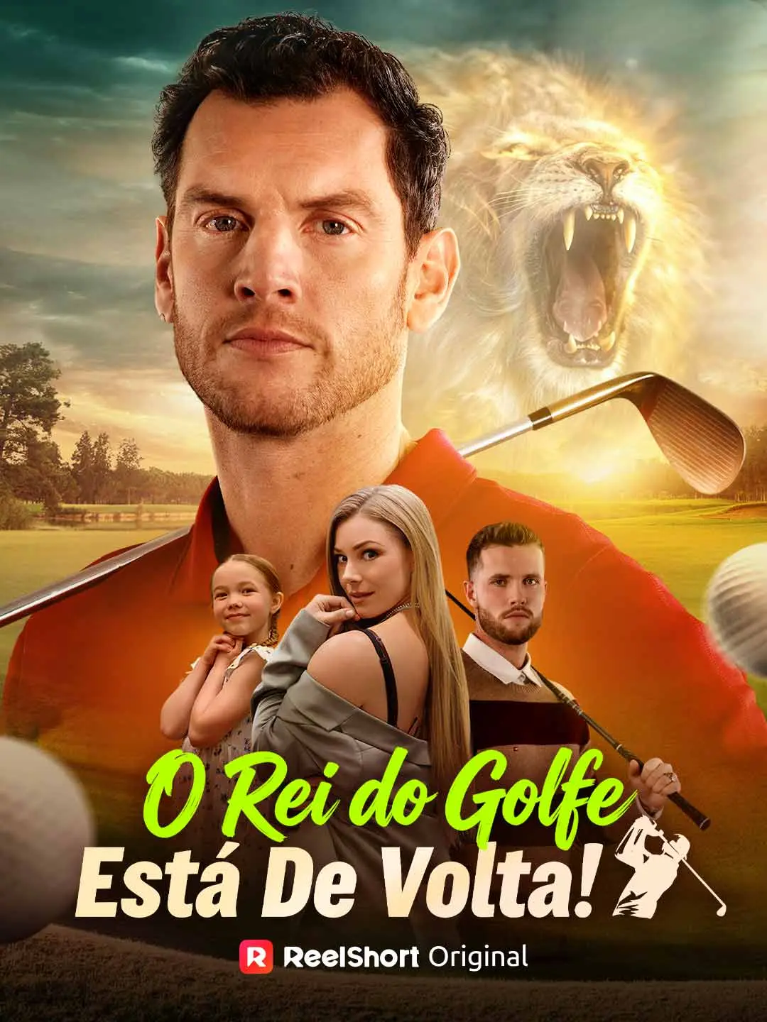 Capa da minissérie O Rei do Golfe Está De Volta