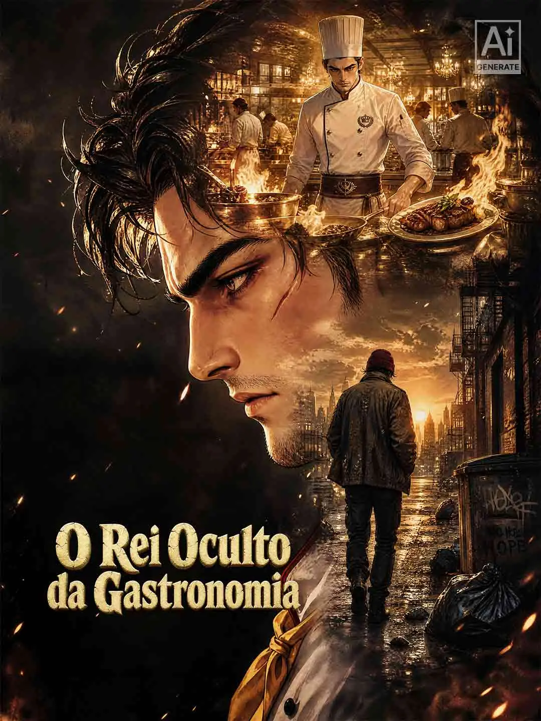Capa da minissérie O Rei Oculto da Gastronomia