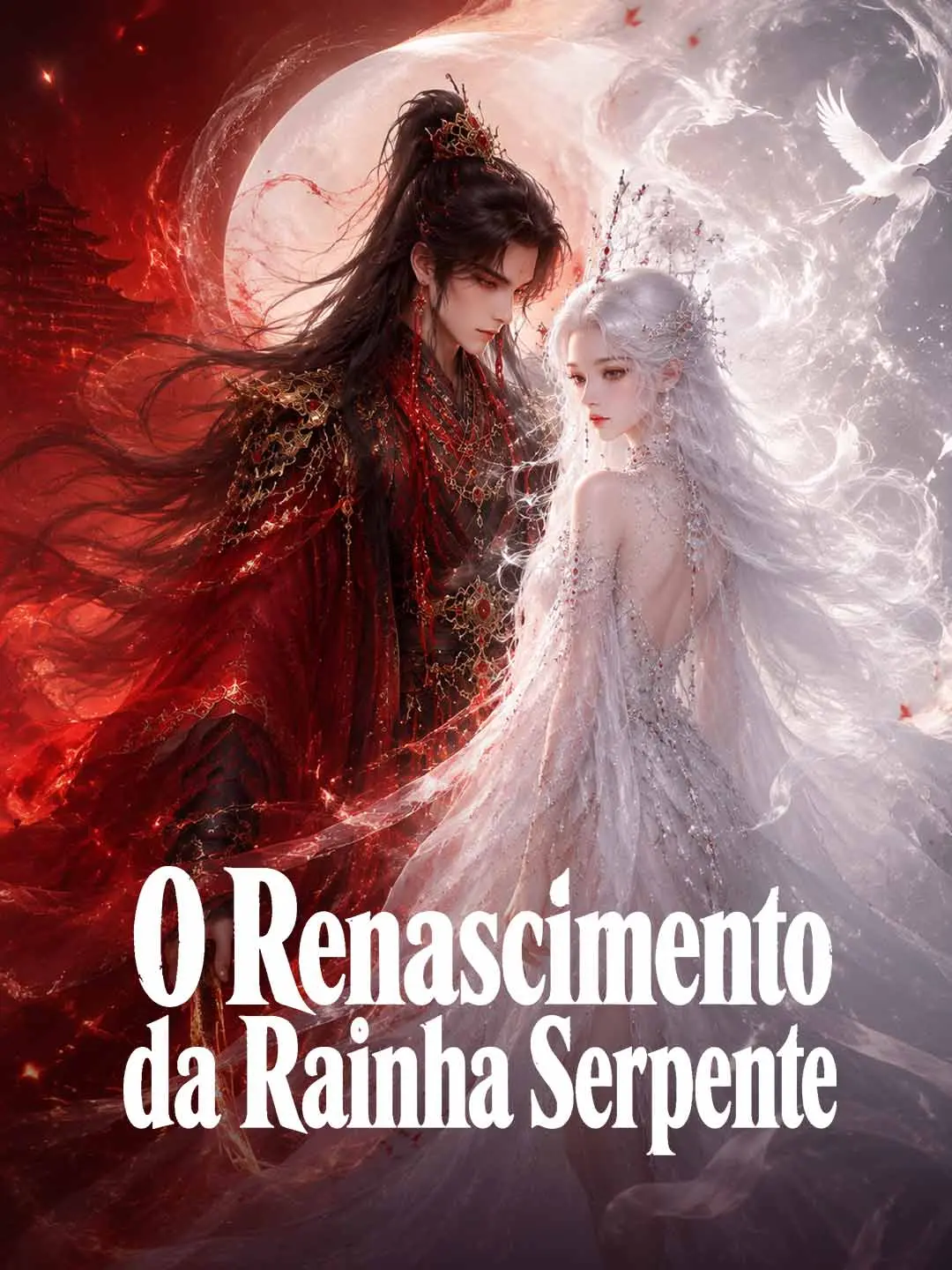 Capa da minissérie O Renascimento da Rainha Serpente