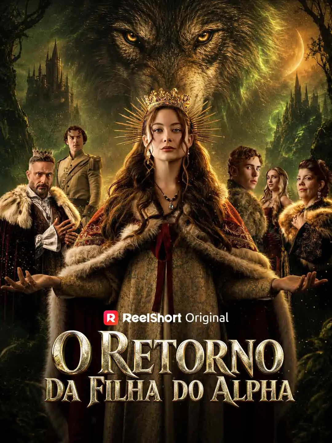 Capa da minissérie O Retorno da Filha do Alpha