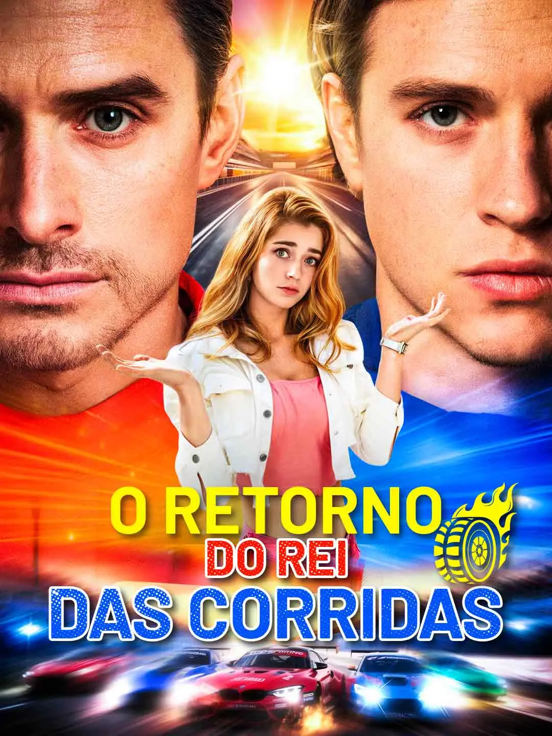 Capa da minissérie O retorno do rei das corridas