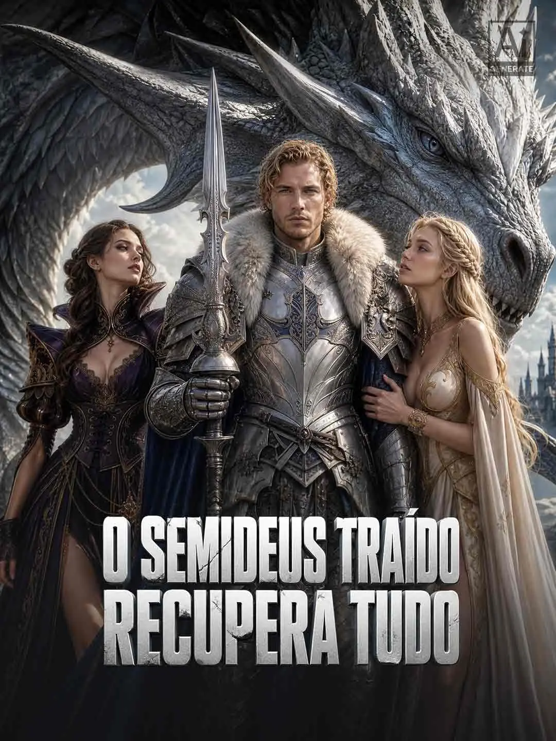 Capa da minissérie O Semideus Traído Recupera Tudo