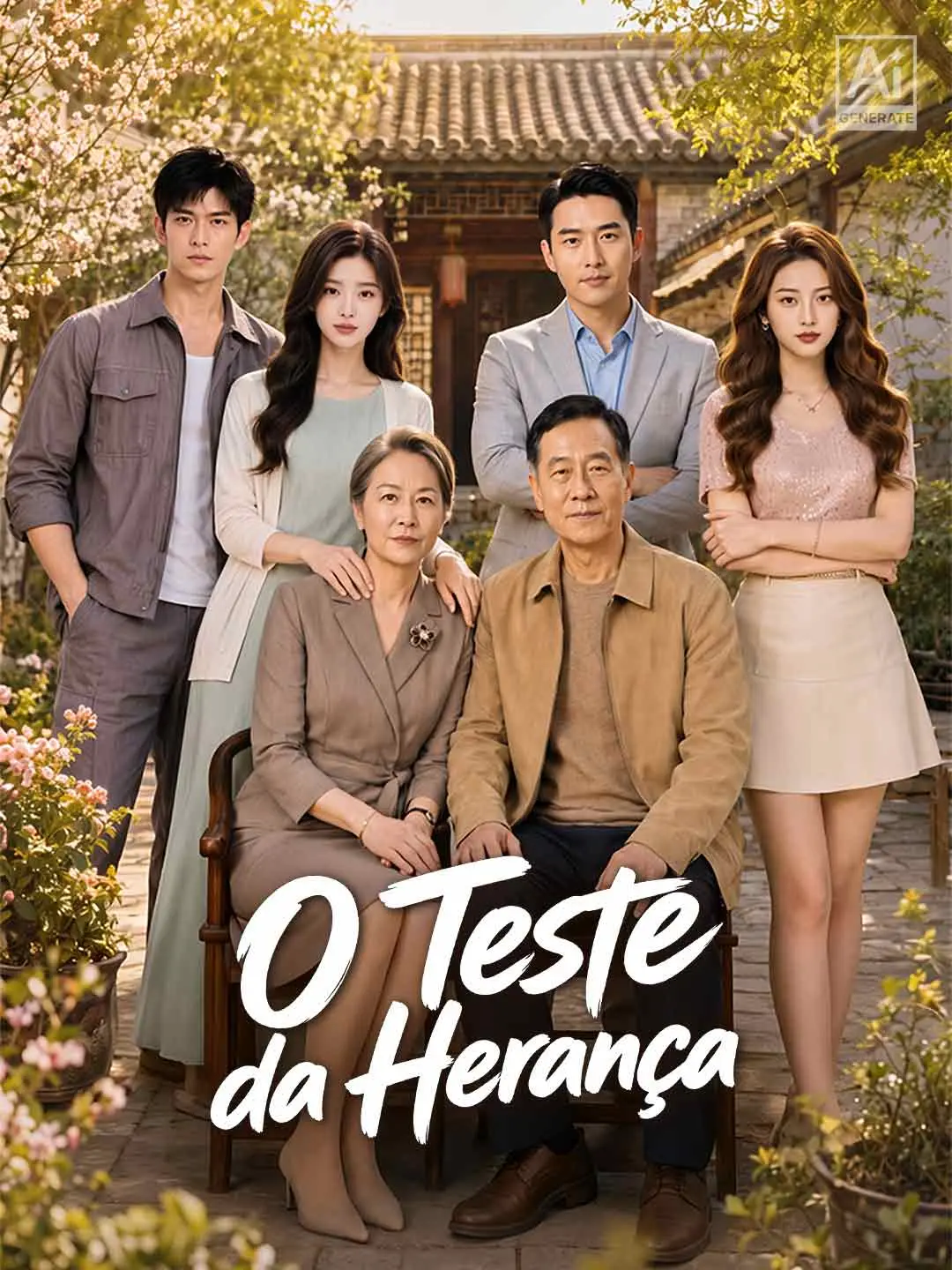 Capa da minissérie O Teste da Herança