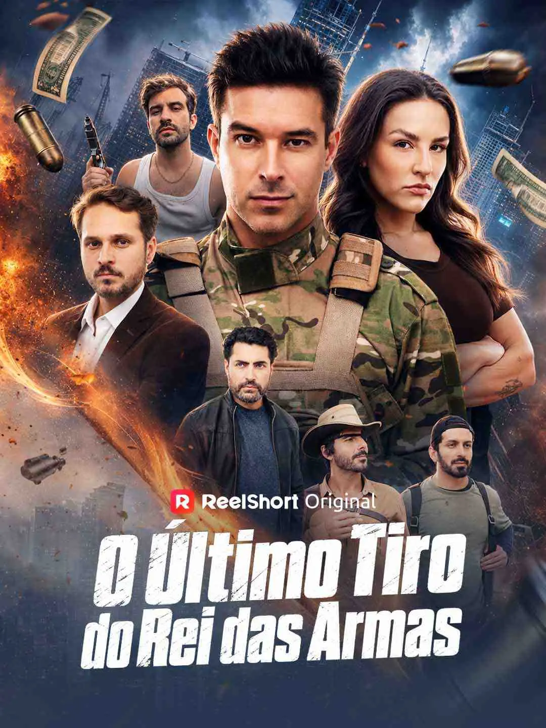 Capa da minissérie O Último Tiro do Rei das Armas