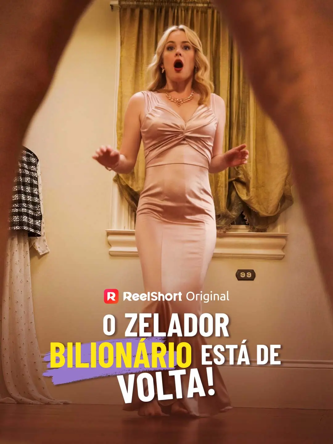Capa da minissérie O zelador bilionário está de volta!