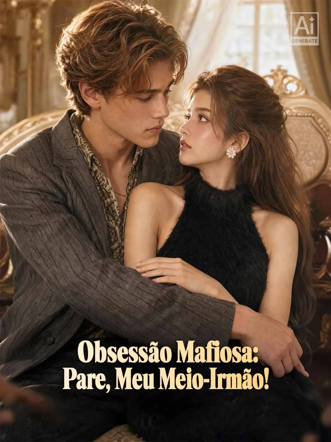 Capa da minissérie Obsessão Mafiosa: Pare, Meu Meio-Irmão!