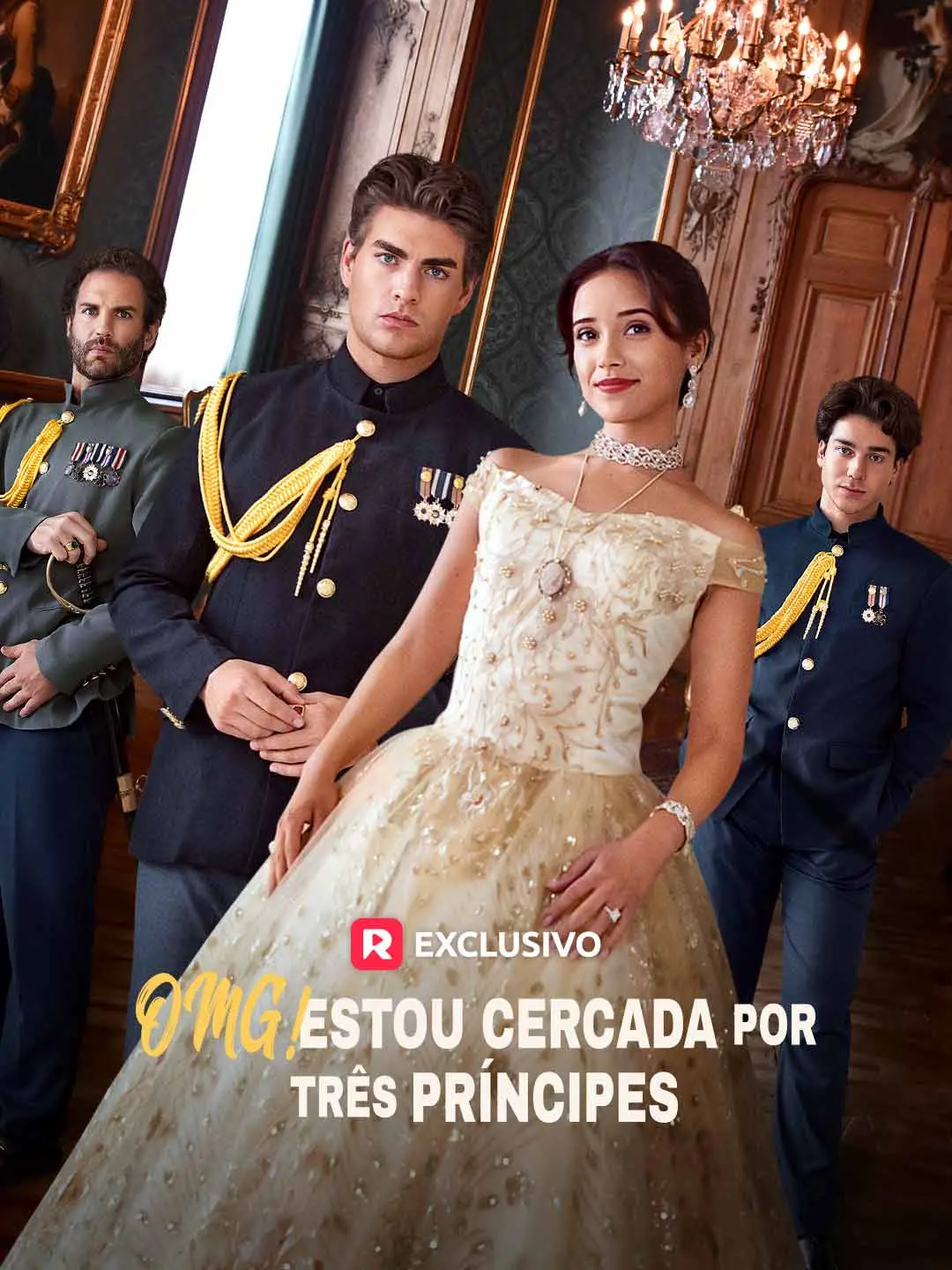 Capa da minissérie OMG! Estou Cercada por Três Príncipes