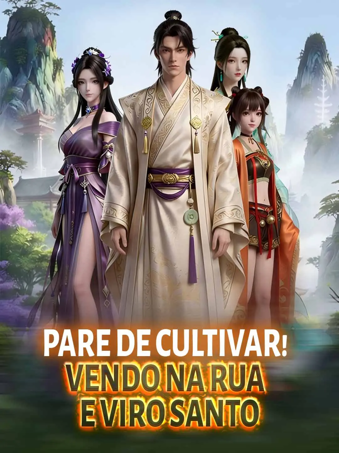Capa da minissérie Pare de cultivar! Vendo na rua e viro santo