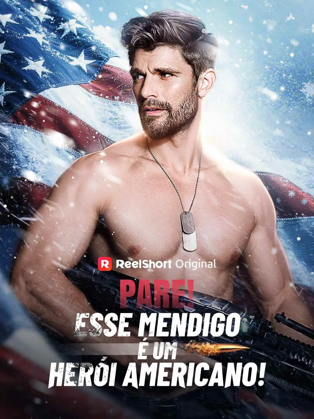 Capa da minissérie Pare! Esse mendigo é um herói americano!