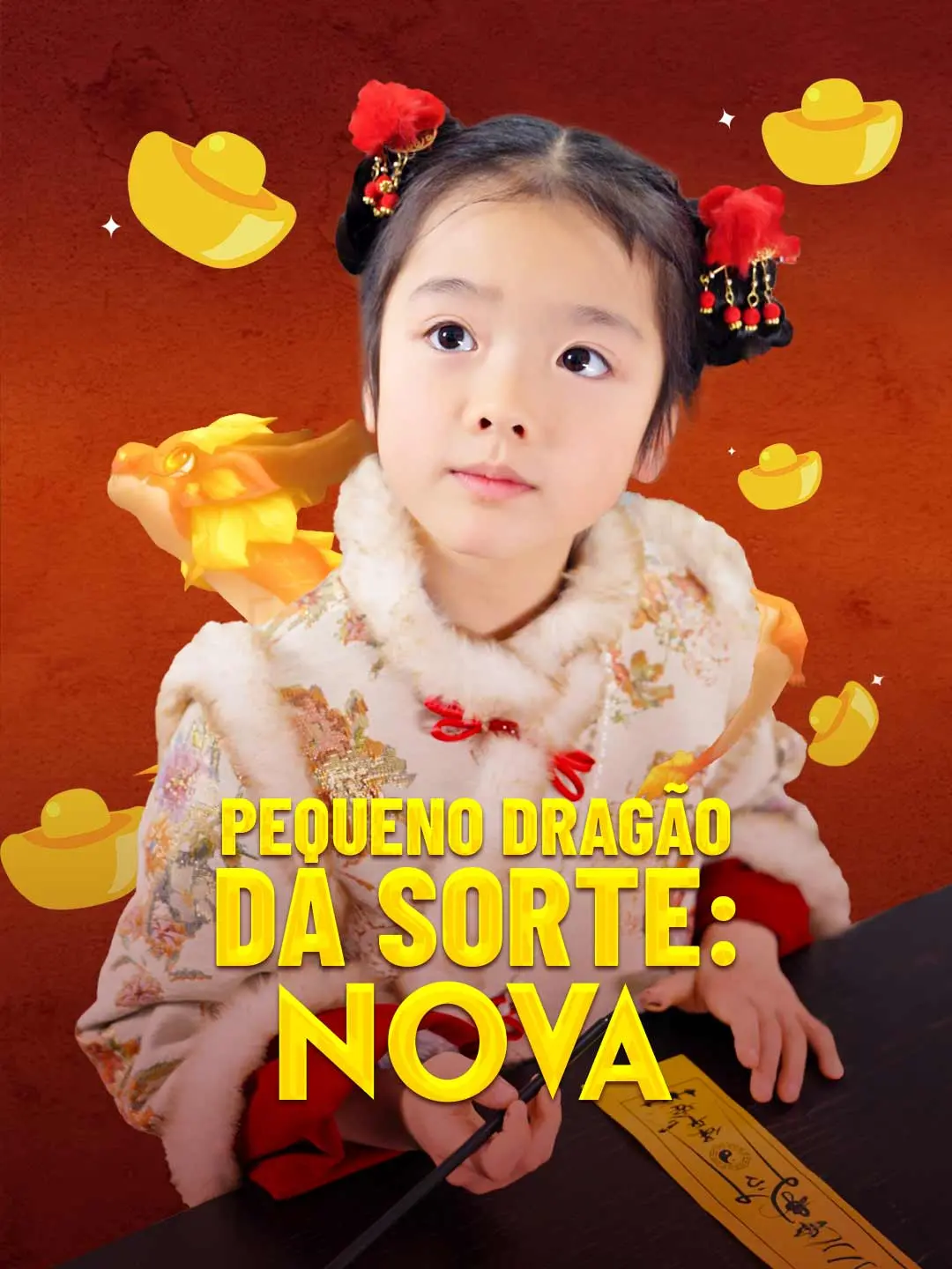 Capa da minissérie Pequeno Dragão da Sorte: Nova