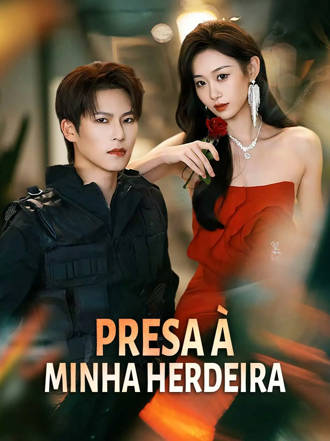 Capa da minissérie Presa à minha herdeira