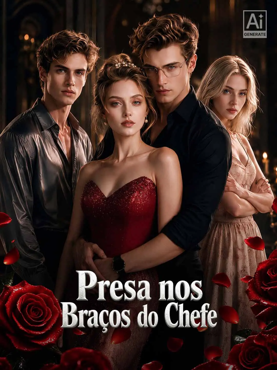 Capa da minissérie Presa nos Braços do Chefe