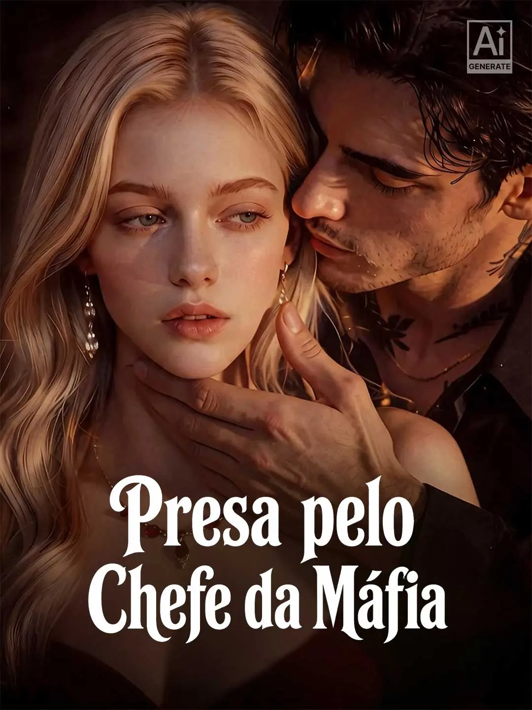 Capa da minissérie Presa pelo Chefe da Máfia
