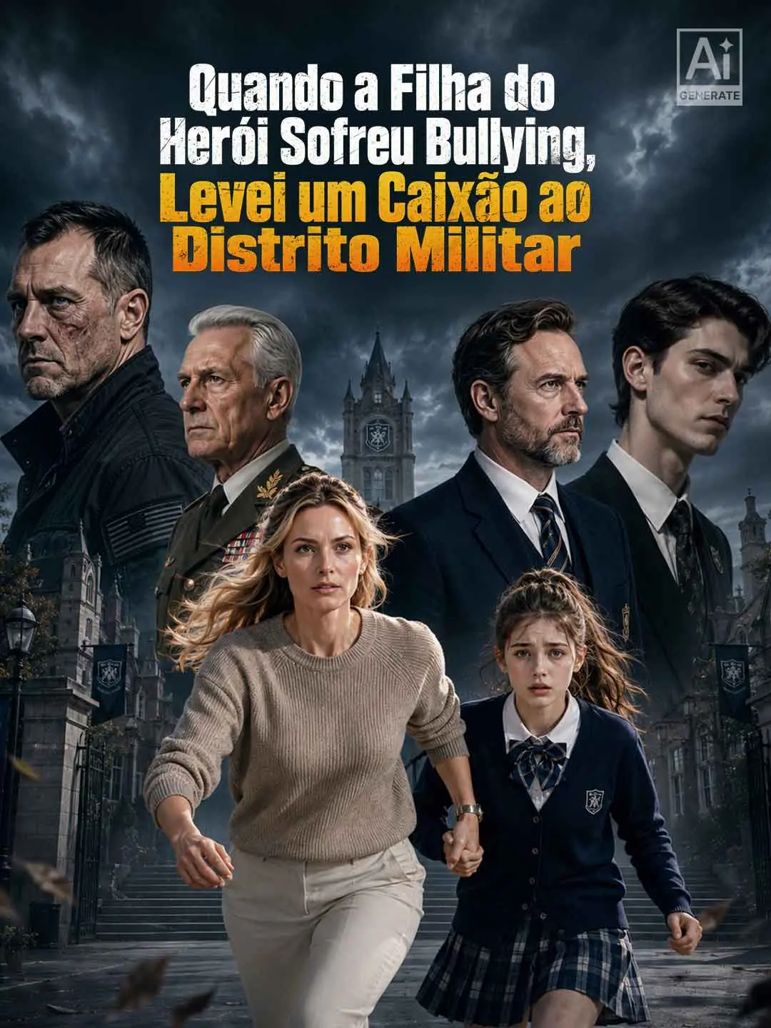 Capa da minissérie Quando a Filha do Herói Sofreu Bullying, Levei um Caixão ao Distrito Militar