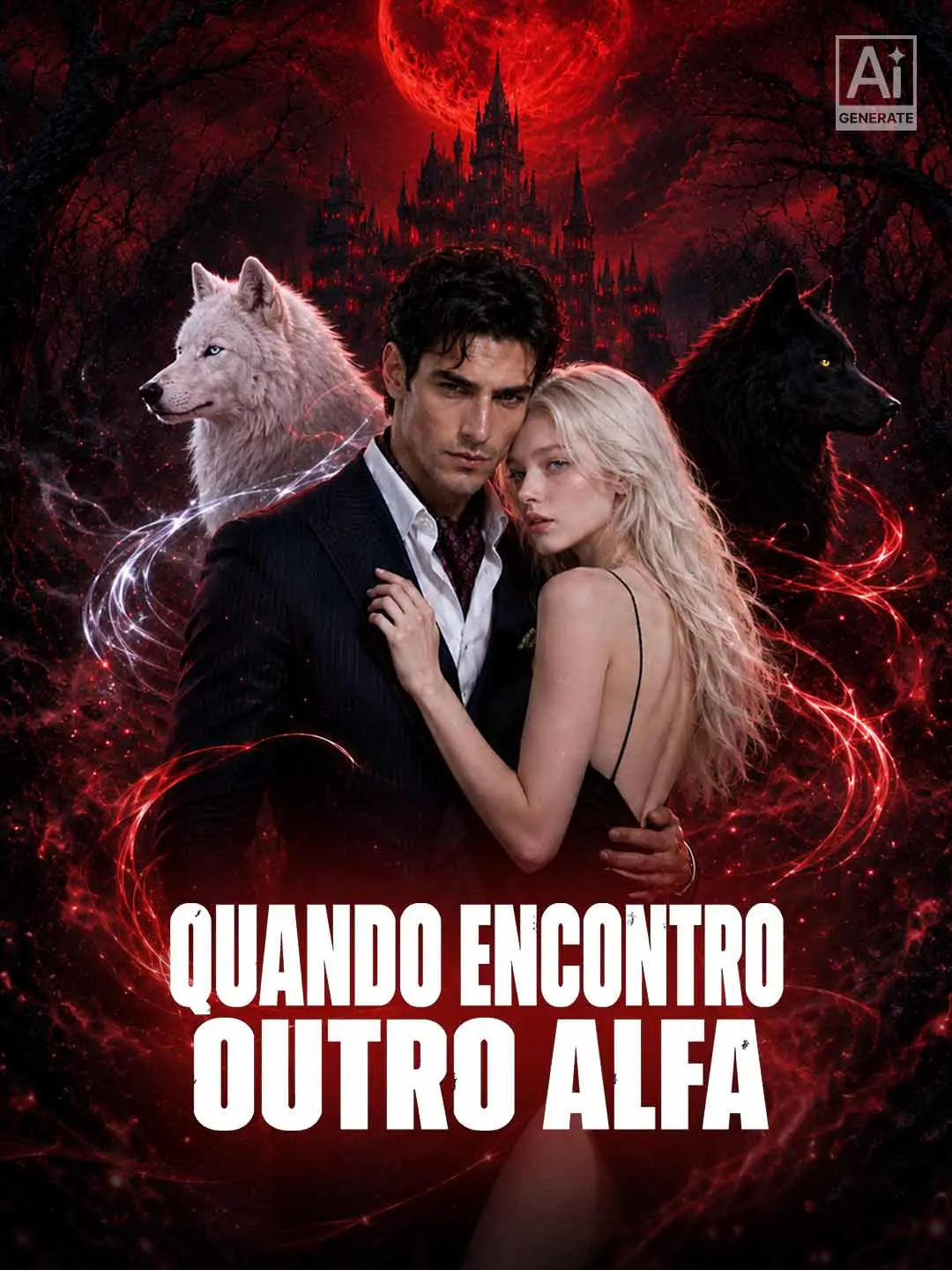 Capa da minissérie Quando Encontro Outro Alfa