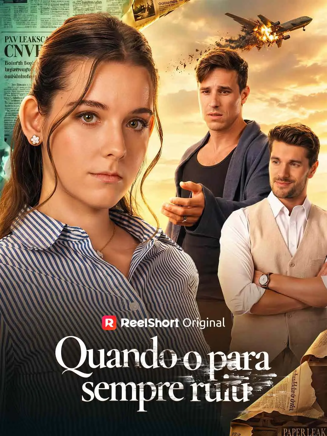 Capa da minissérie Quando o para sempre ruiu
