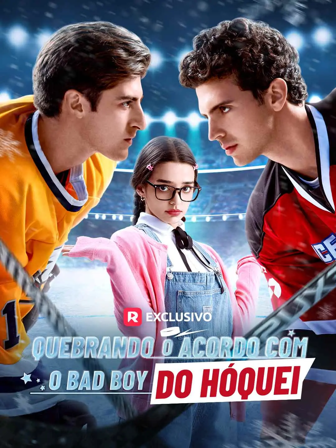 Capa da minissérie Quebrando o acordo com o Bad Boy do Hóquei