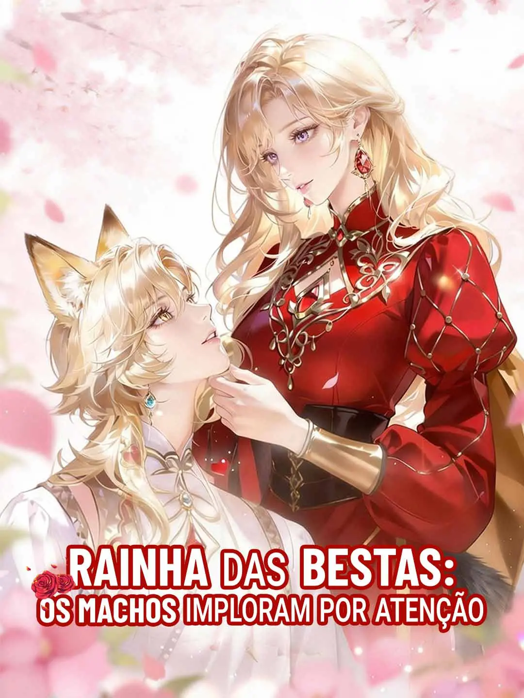 Capa da minissérie Rainha das bestas: os machos imploram por atenção