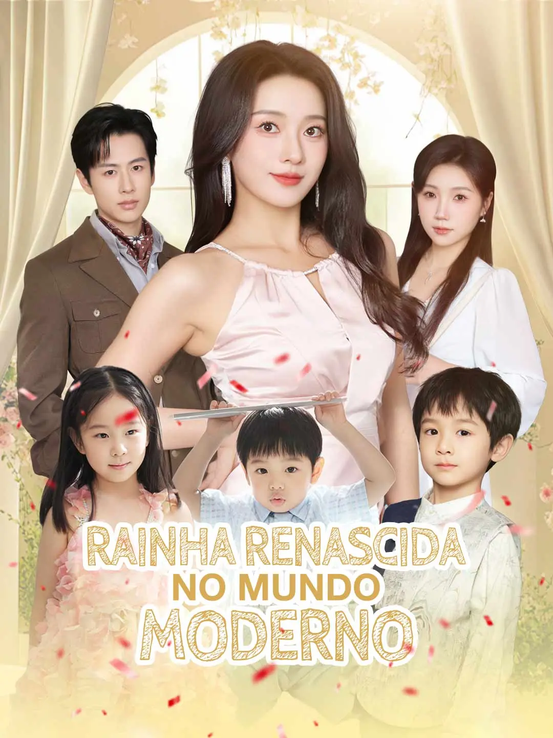 Capa da minissérie Rainha Renascida no Mundo Moderno