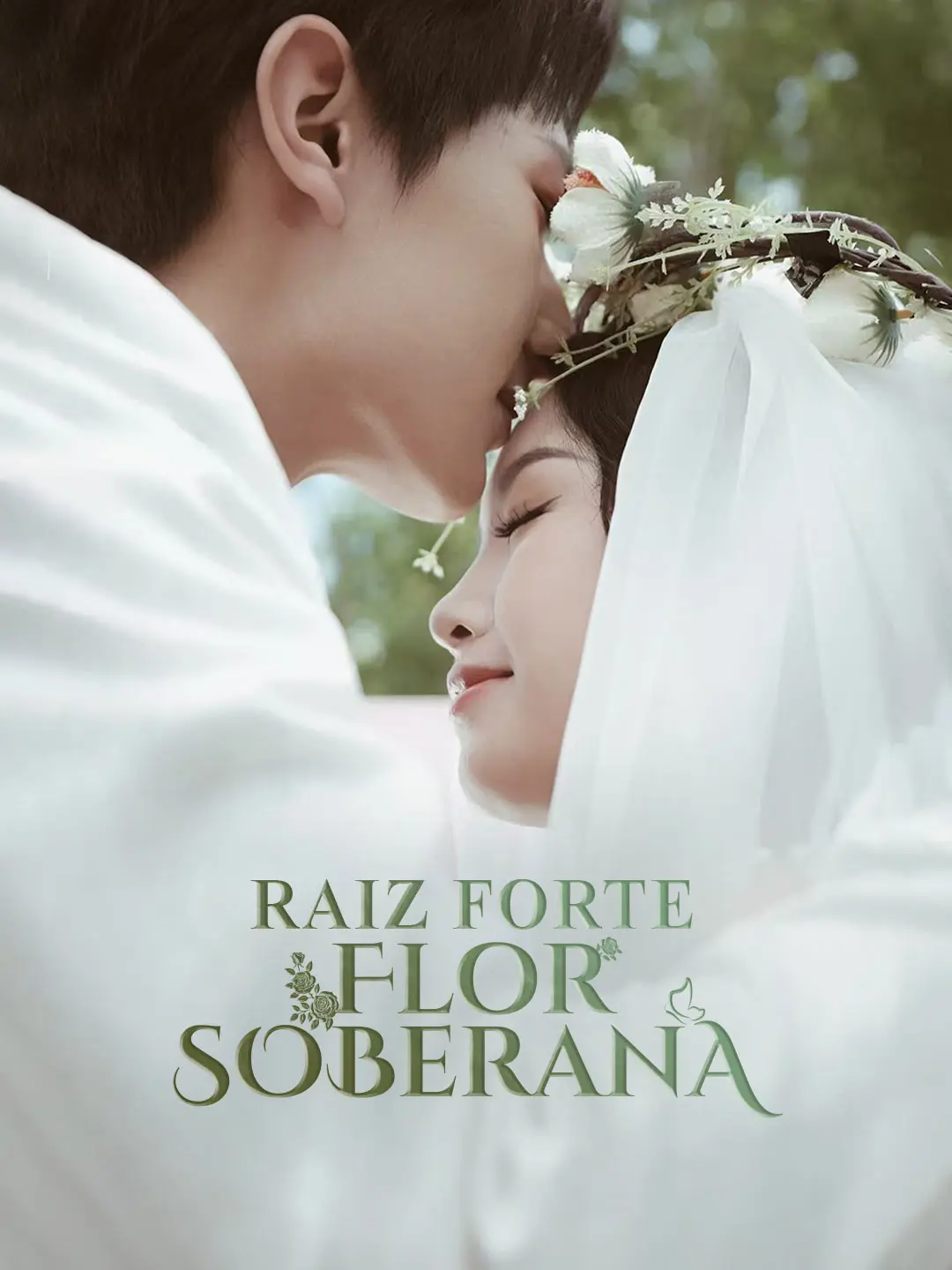 Capa da minissérie Raiz Forte, Flor Soberana.