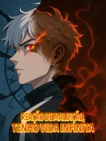 Capa da minissérie Reação de maldição, tenho vida infinita