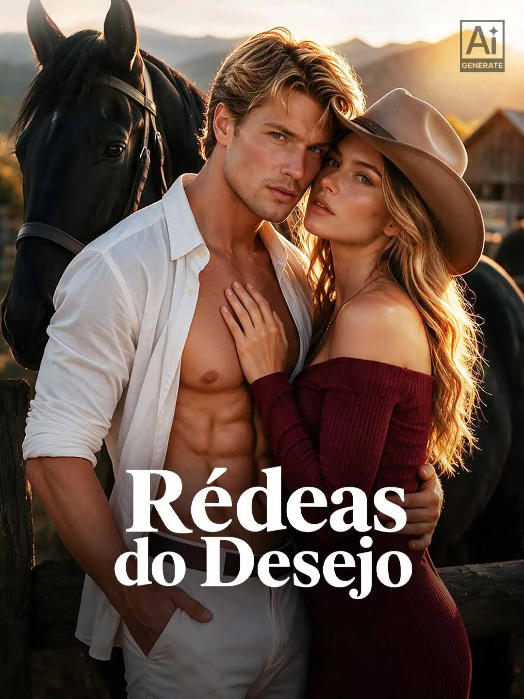 Capa da minissérie Rédeas do Desejo