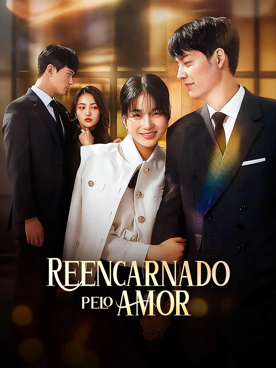 Capa da minissérie Reencarnado pelo Amor