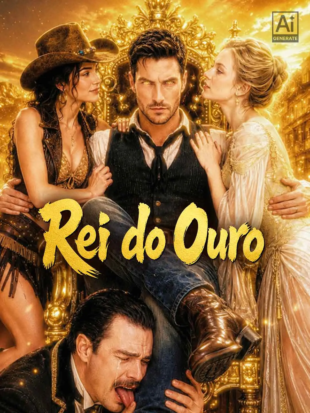 Capa da minissérie Rei do Ouro