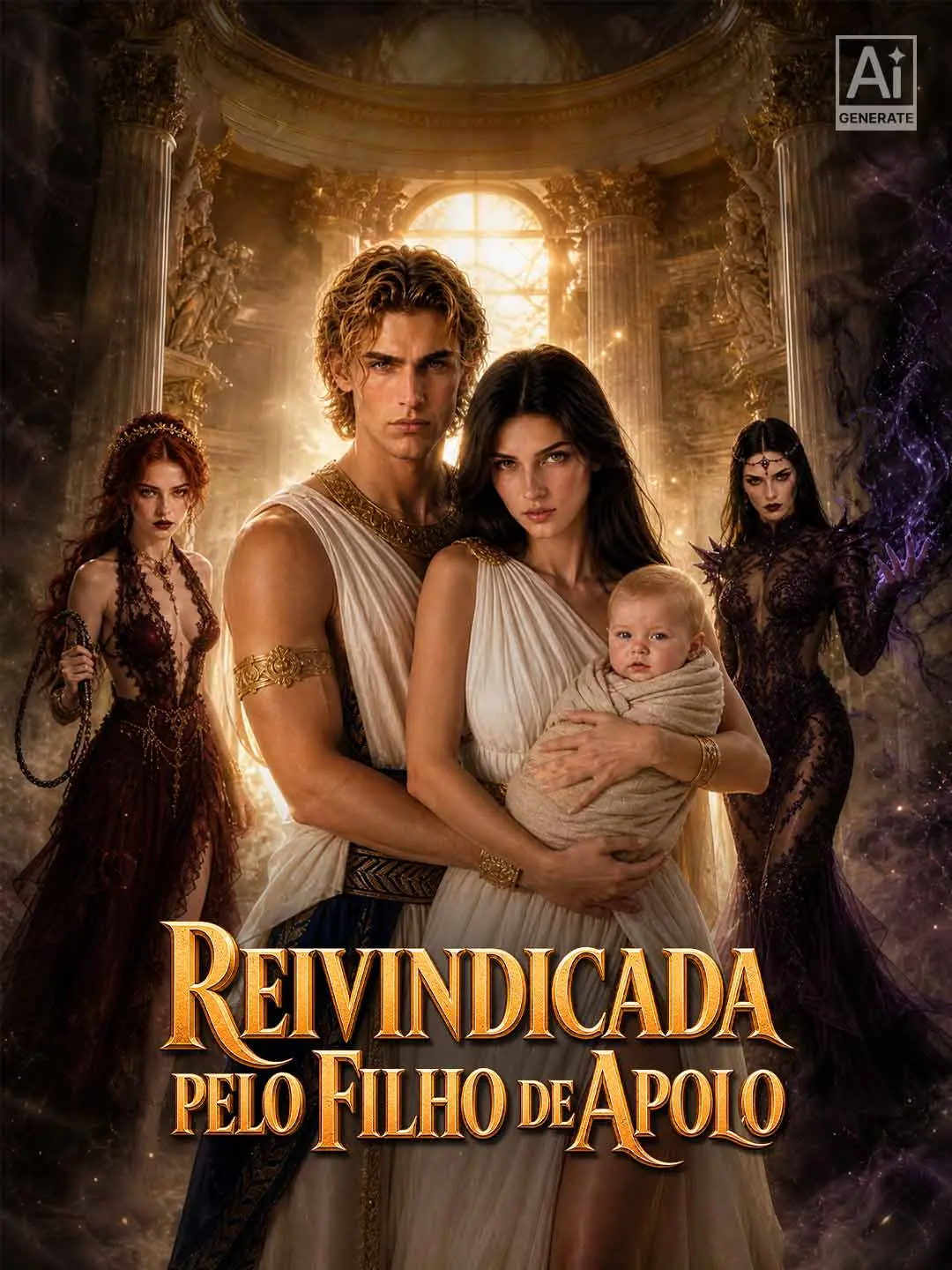 Capa da minissérie Reivindicada pelo Filho de Apolo