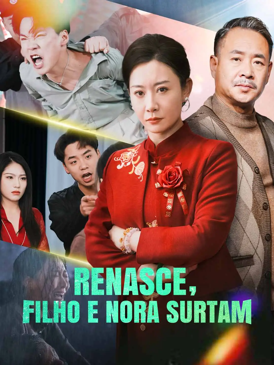 Capa da minissérie Renasce, Filho e Nora Surtam