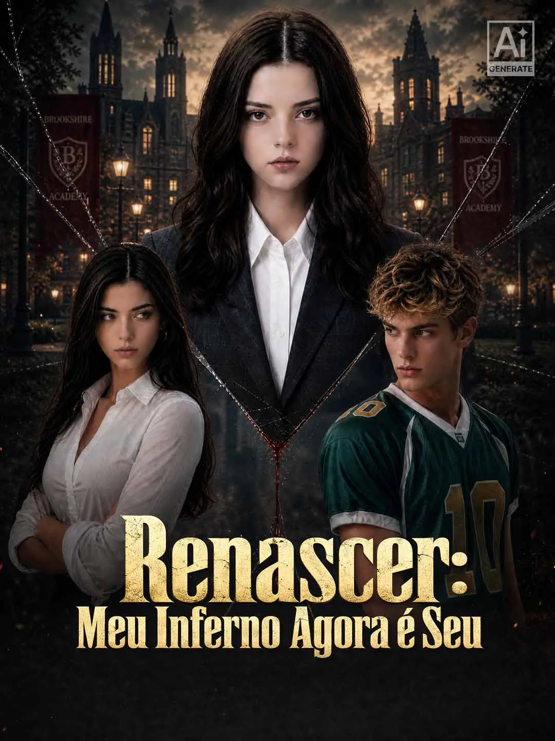 Capa da minissérie Renascer: Meu Inferno Agora é Seu