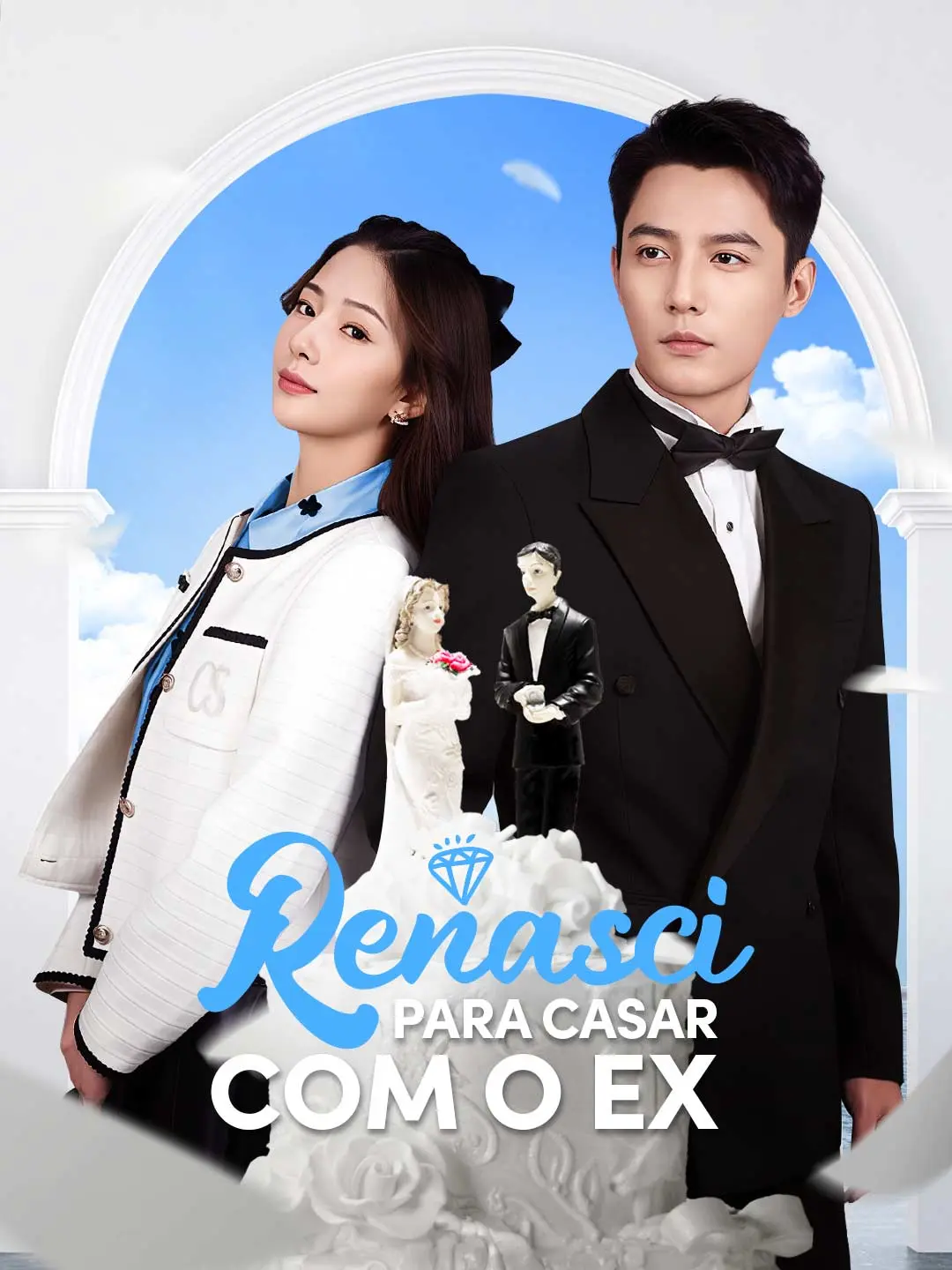 Capa da minissérie Renasci Para Casar com o Ex