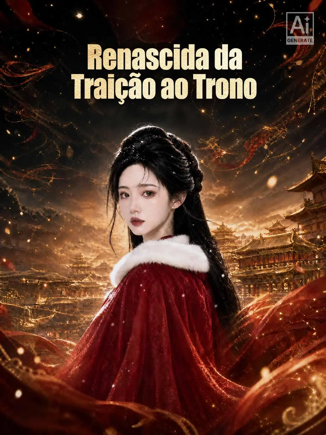 Capa da minissérie Renascida da Traição ao Trono