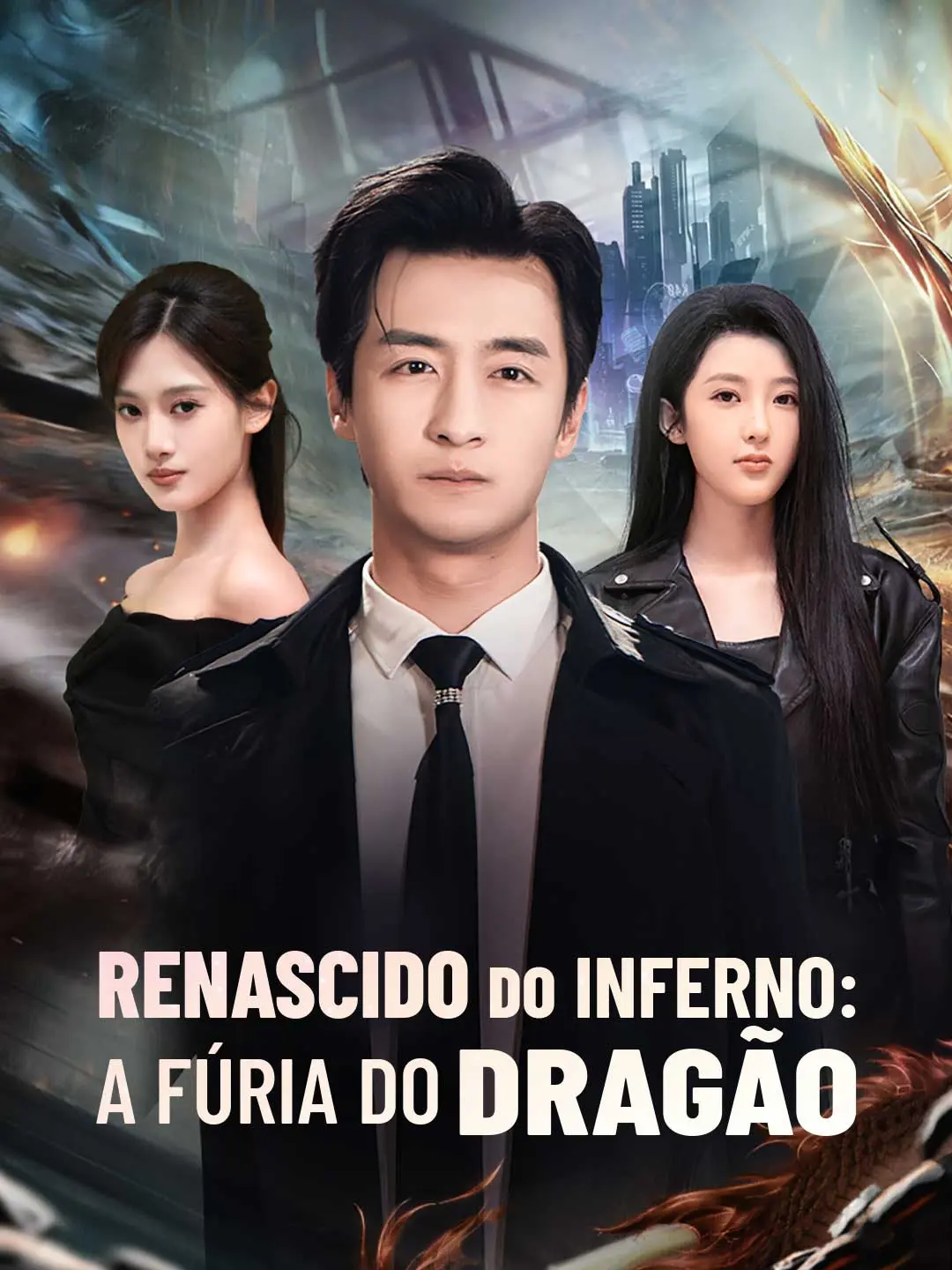 Capa da minissérie Renascido do Inferno: A Fúria do Dragão
