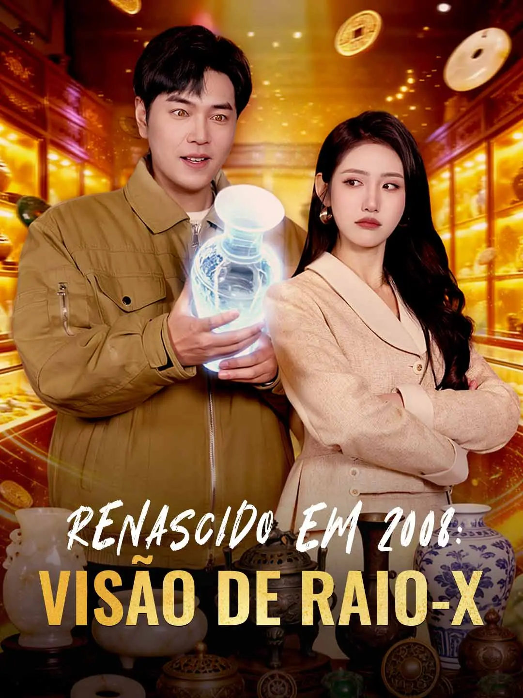 Capa da minissérie RENASCIDO EM 2008: VISÃO DE RAIO-X