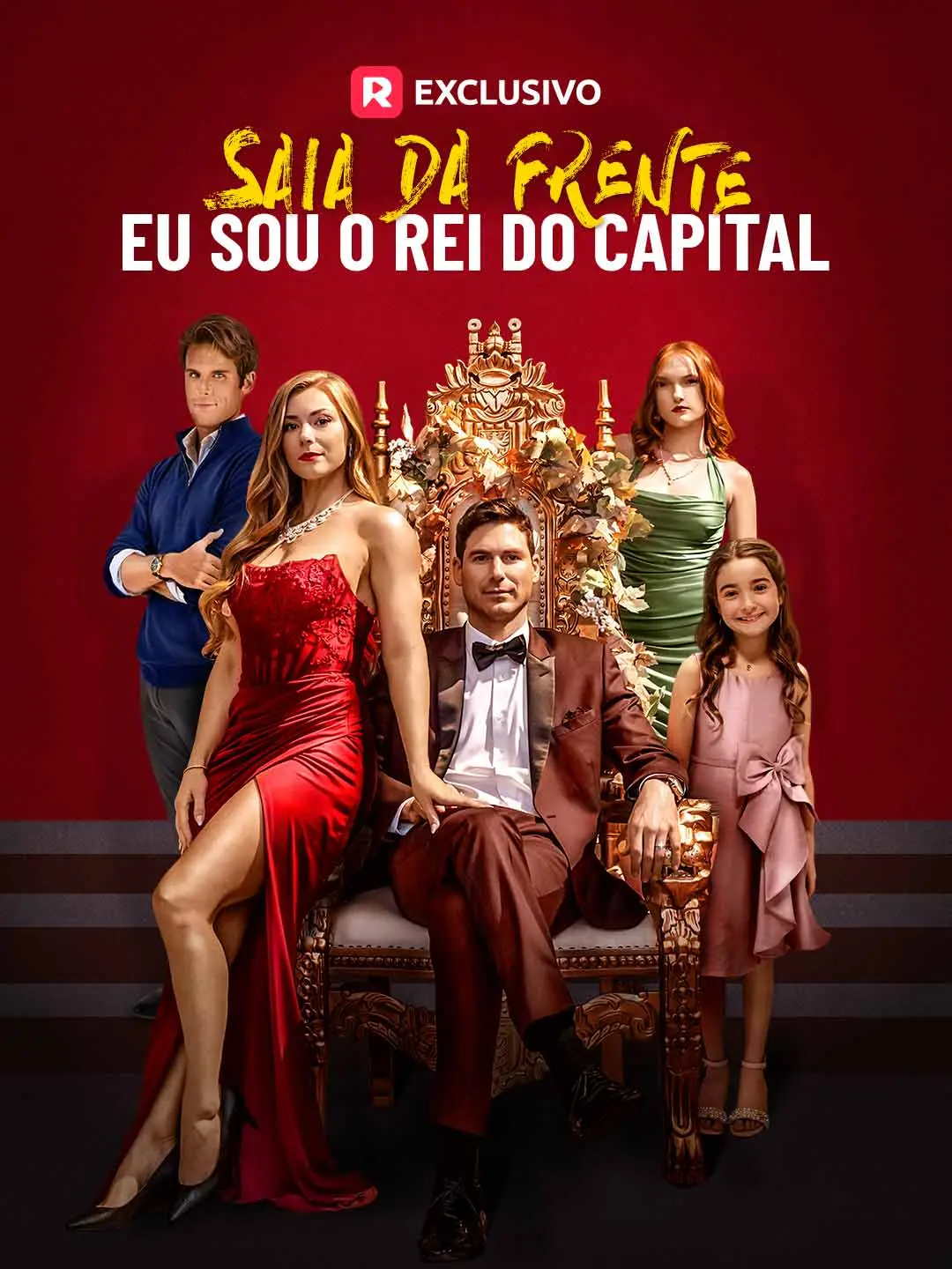 Capa da minissérie Saia da frente, eu sou o Rei do Capital