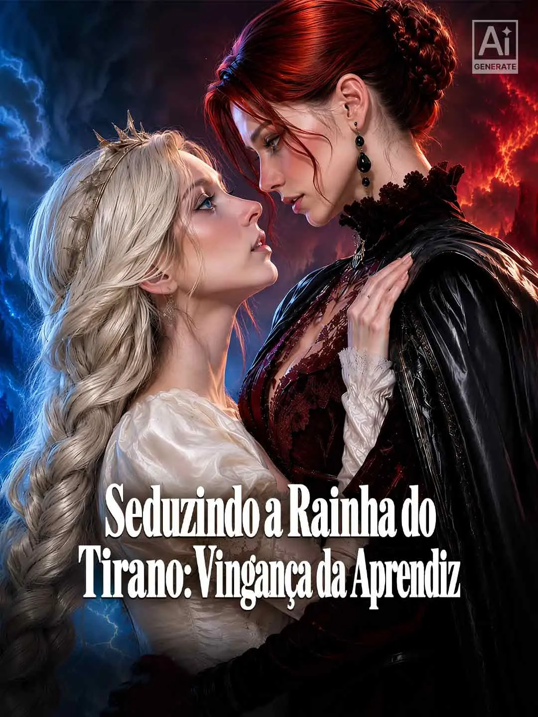 Capa da minissérie Seduzindo a Rainha do Tirano: Vingança da Aprendiz