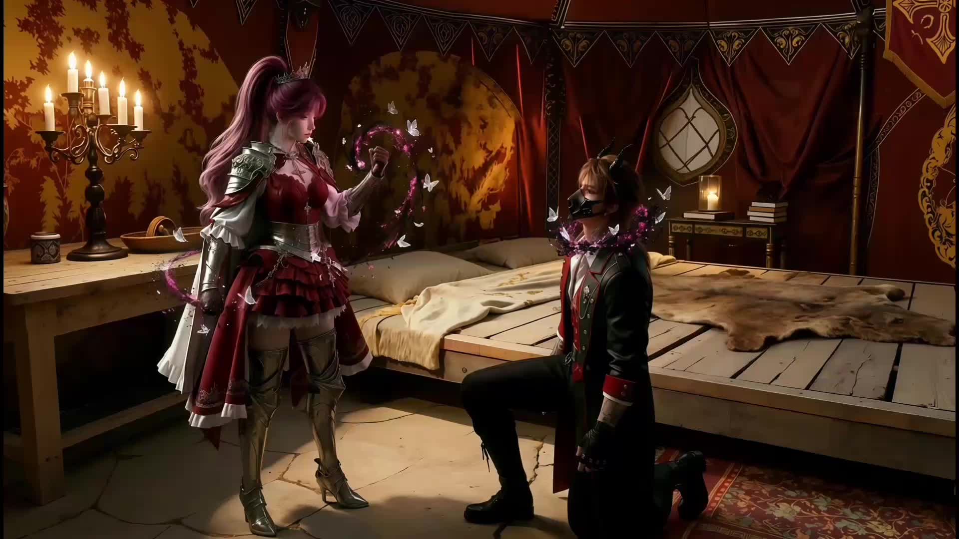 Episódio 46 de Senhorita, o que você fez com os Servos Demônios?