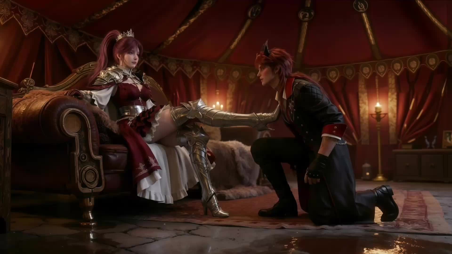 Episódio 57 de Senhorita, o que você fez com os Servos Demônios?