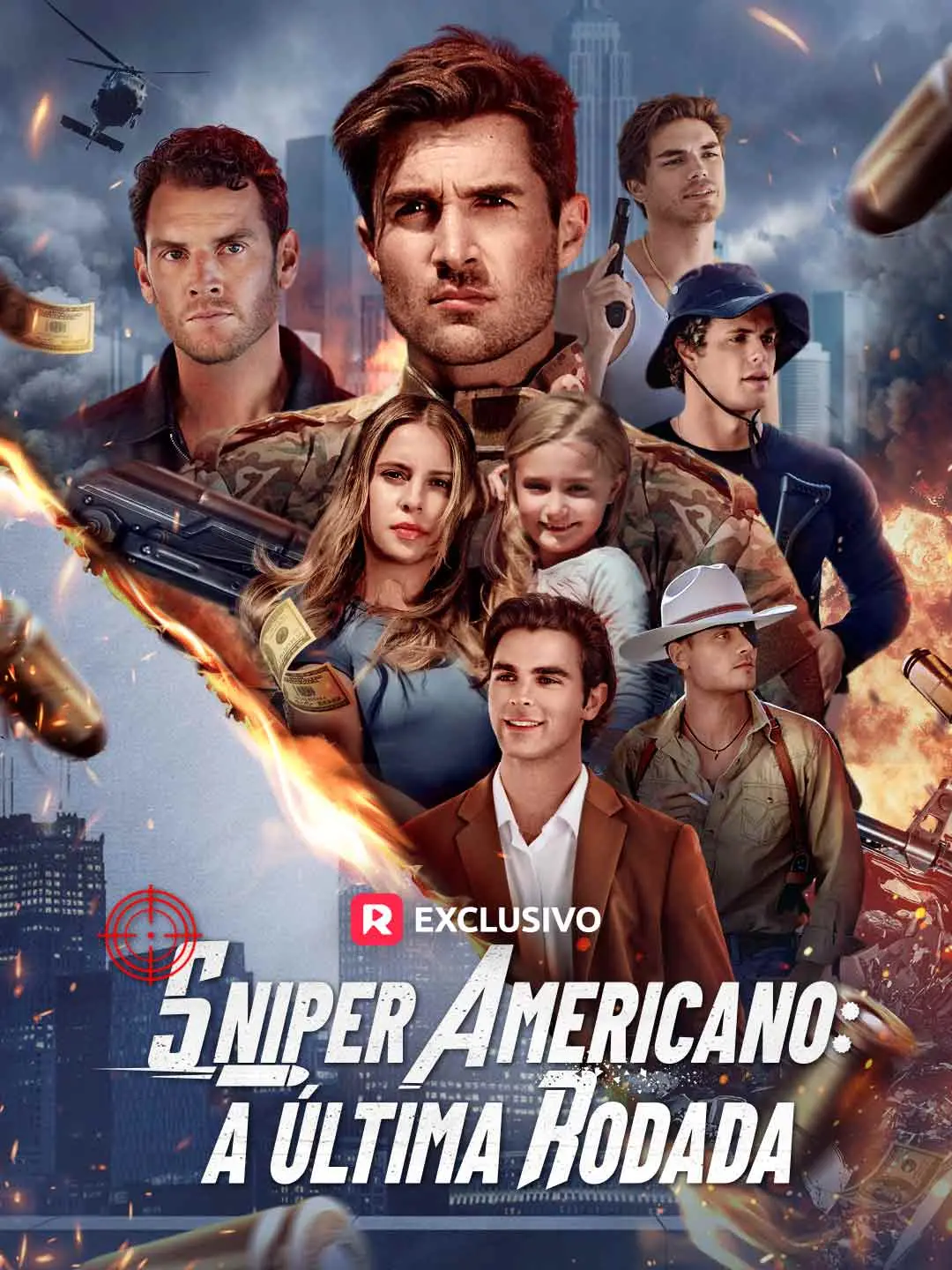 Capa da minissérie Sniper Americano: A Última Rodada