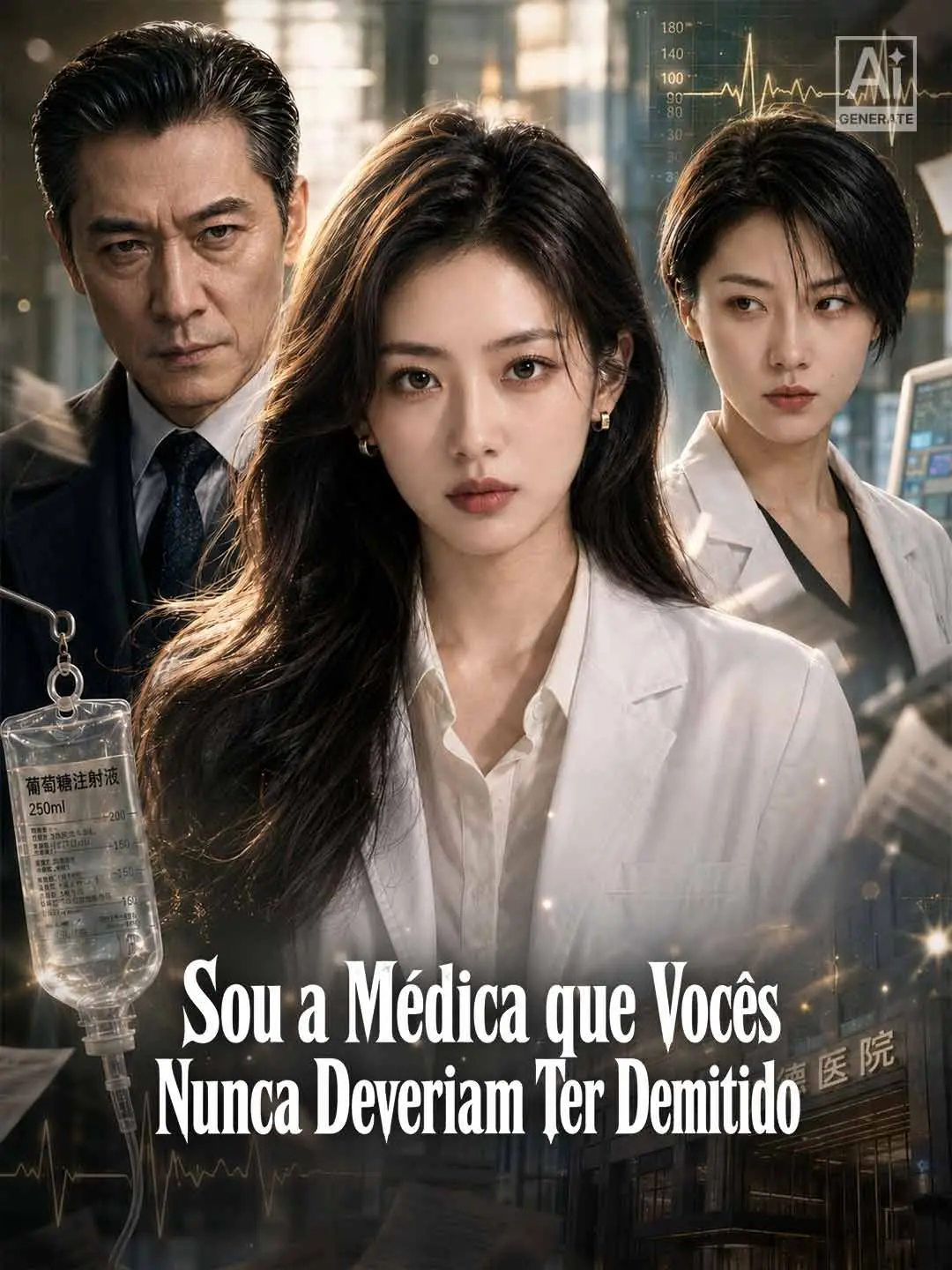 Capa da minissérie Sou a Médica que Vocês Nunca Deveriam Ter Demitido