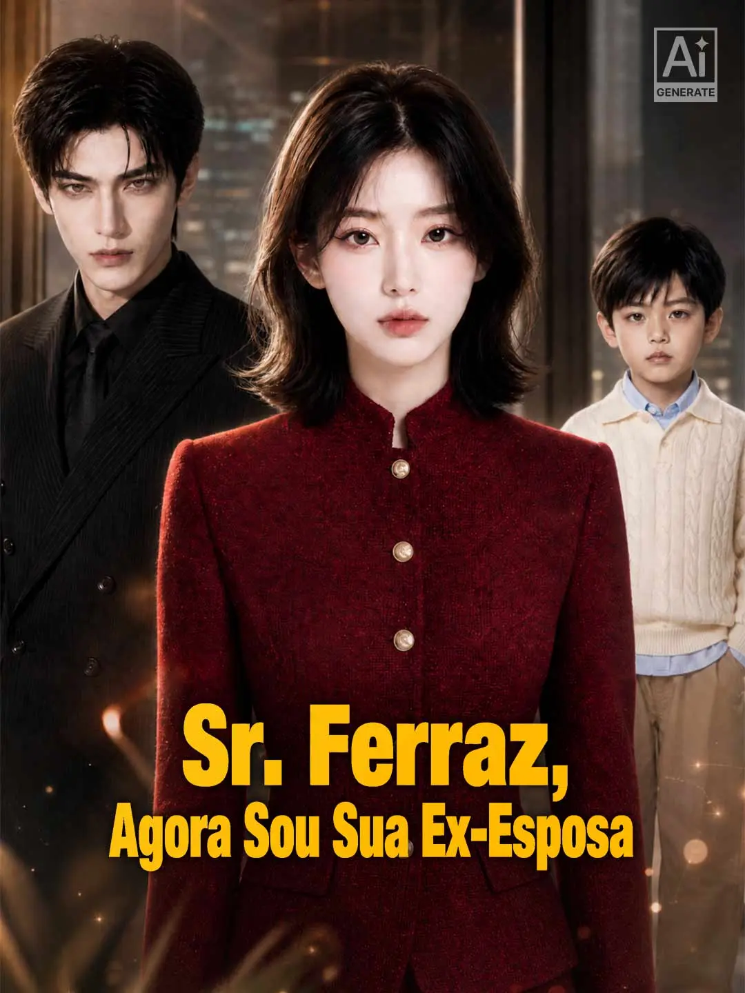 Capa da minissérie Sr. Ferraz, Agora Sou Sua Ex-Esposa