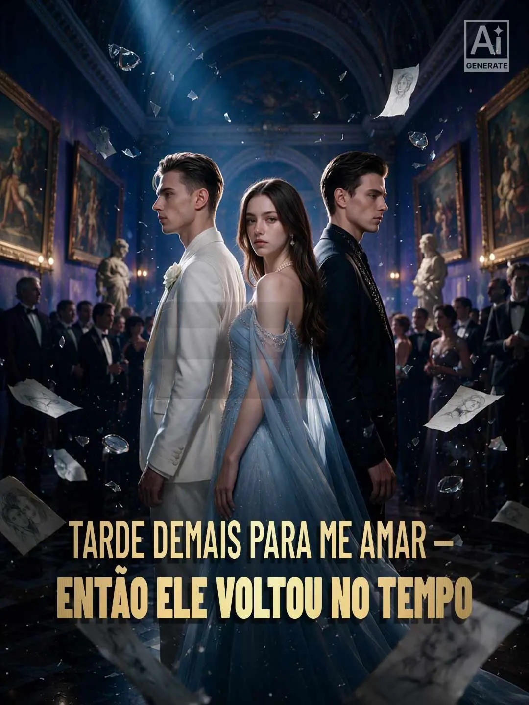 Capa da minissérie Tarde Demais para Me Amar — Então Ele Voltou no Tempo