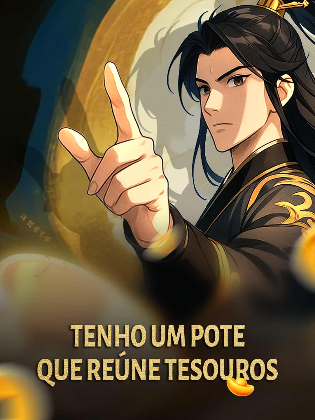 Capa da minissérie Tenho um pote que reúne tesouros