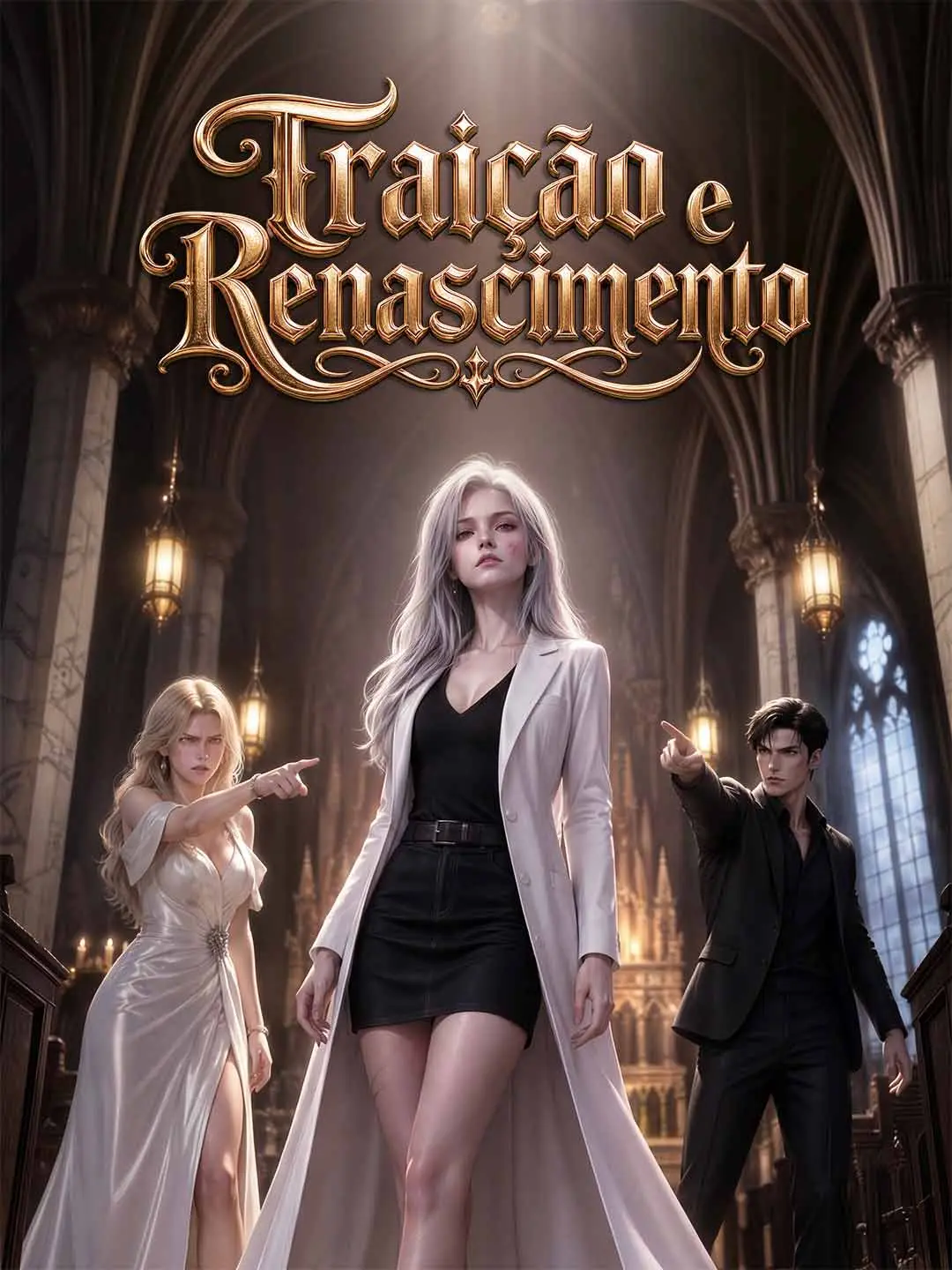 Capa da minissérie Traição e Renascimento