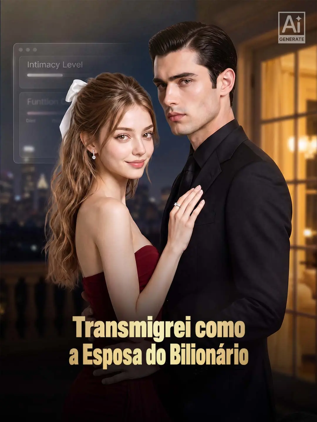 Capa da minissérie Transmigrei como a Esposa do Bilionário