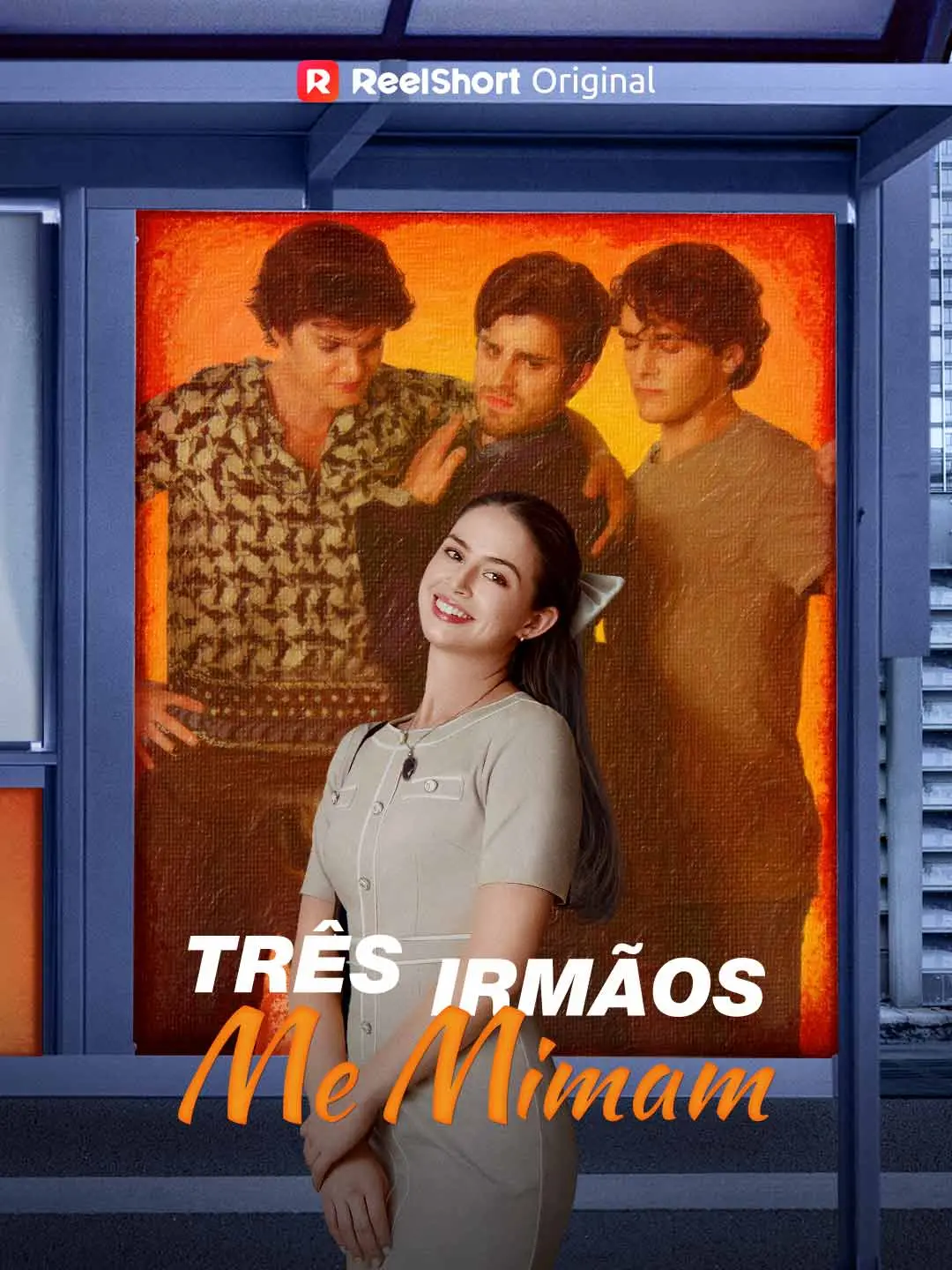 Capa da minissérie Três Irmãos Me Mimam